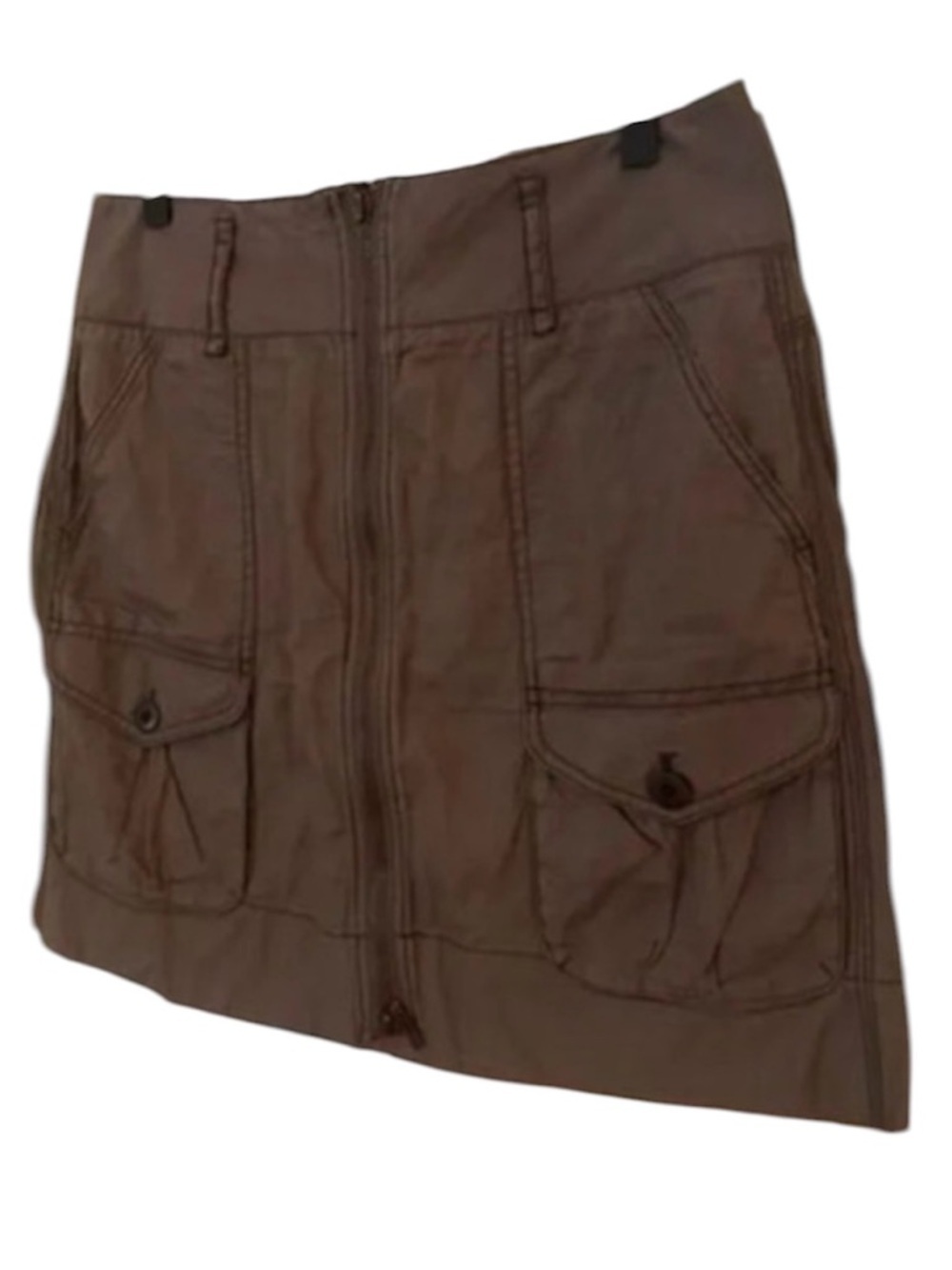 LOFT Green Cargo Mini Skirt Size 2